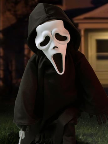 Ghost Face Mezco Designer Series Roto Plush Doll Gallery Image 2
