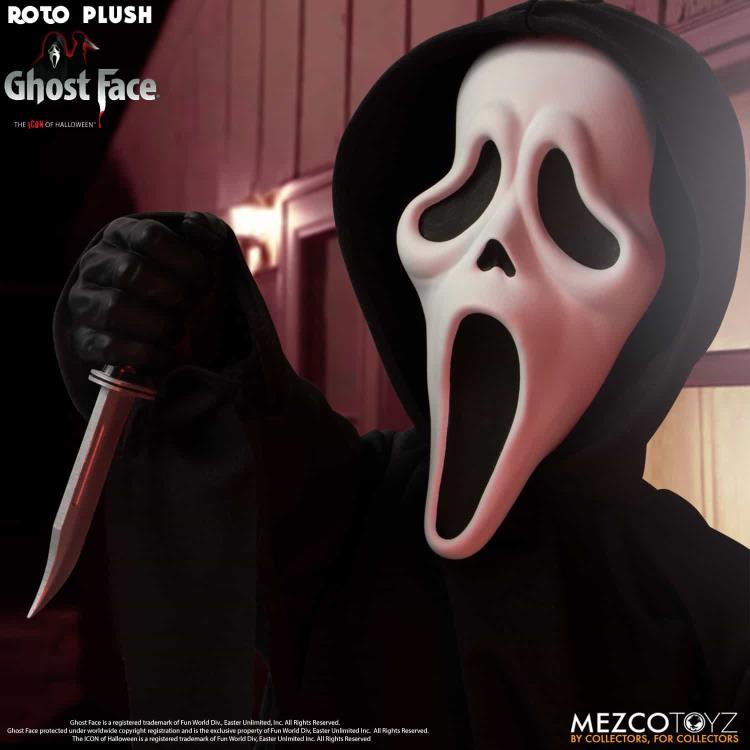 Ghost Face Mezco Designer Series Roto Plush Doll Gallery Image 5