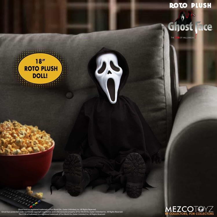 Ghost Face Mezco Designer Series Roto Plush Doll Gallery Image 7