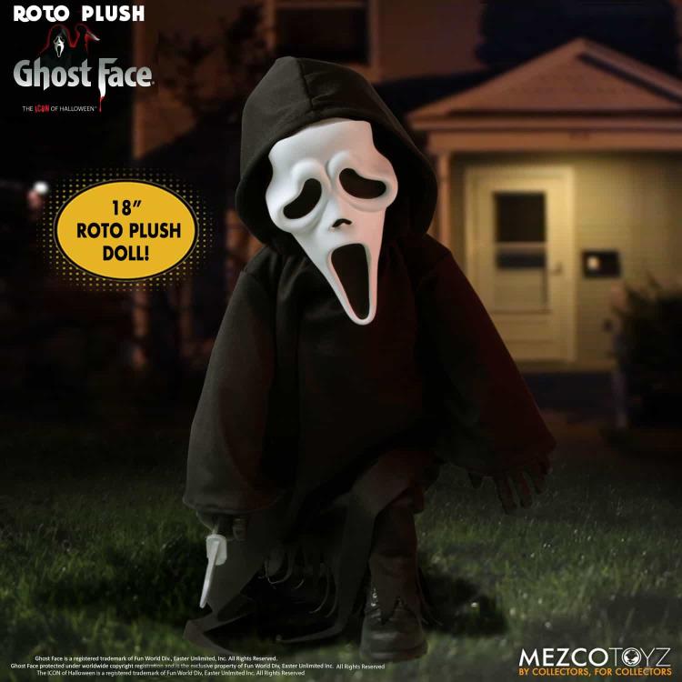 Ghost Face Mezco Designer Series Roto Plush Doll Gallery Image 3