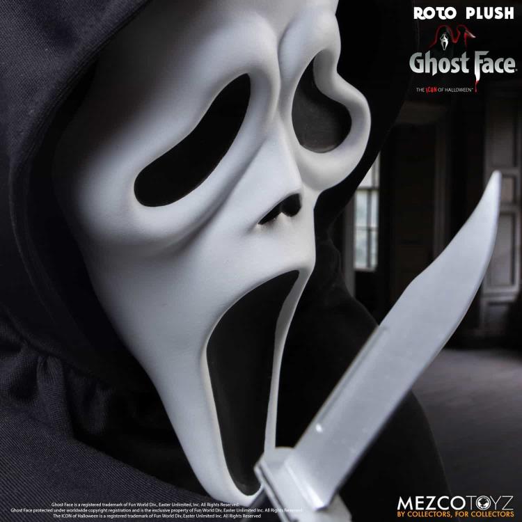 Ghost Face Mezco Designer Series Roto Plush Doll Gallery Image 4