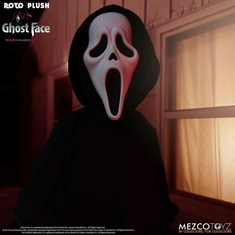 Ghost Face Mezco Designer Series Roto Plush Doll Gallery Image 6