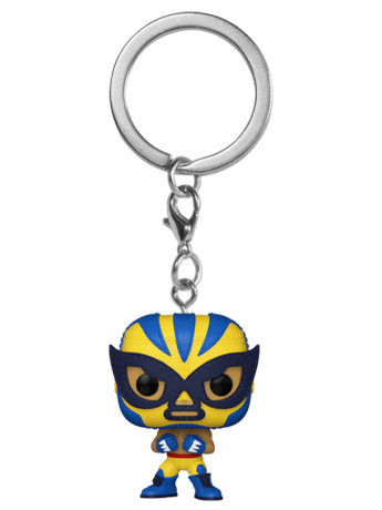 Pocket Pop! Keychain: Marvel Lucha Libre - El Animal Indestructible (Wolverine) Gallery Image 2