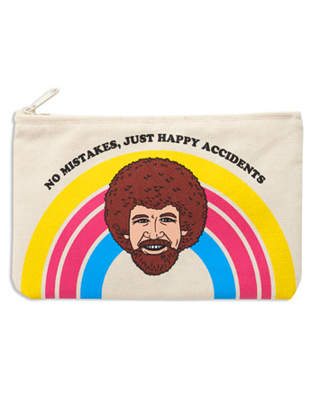 Bob Ross No Mistakes Just Happy Accidents Pouch Gallery Image 2