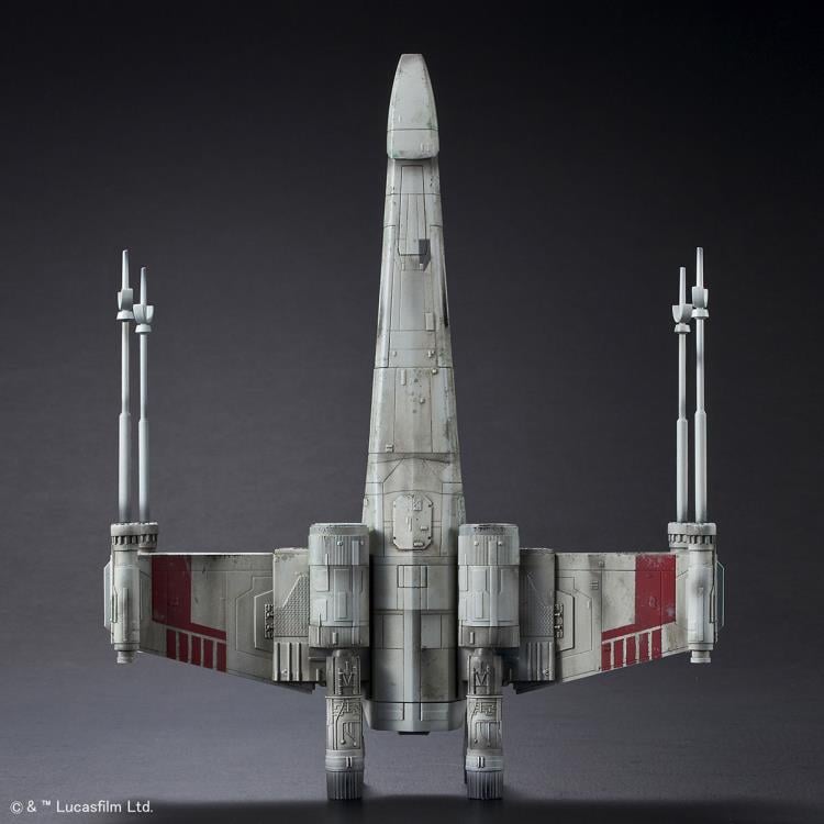 Star Wars: The Rise of Skywalker X-Wing Starfighter Red 5 1/72 Scale Model Kit Gallery Image 7