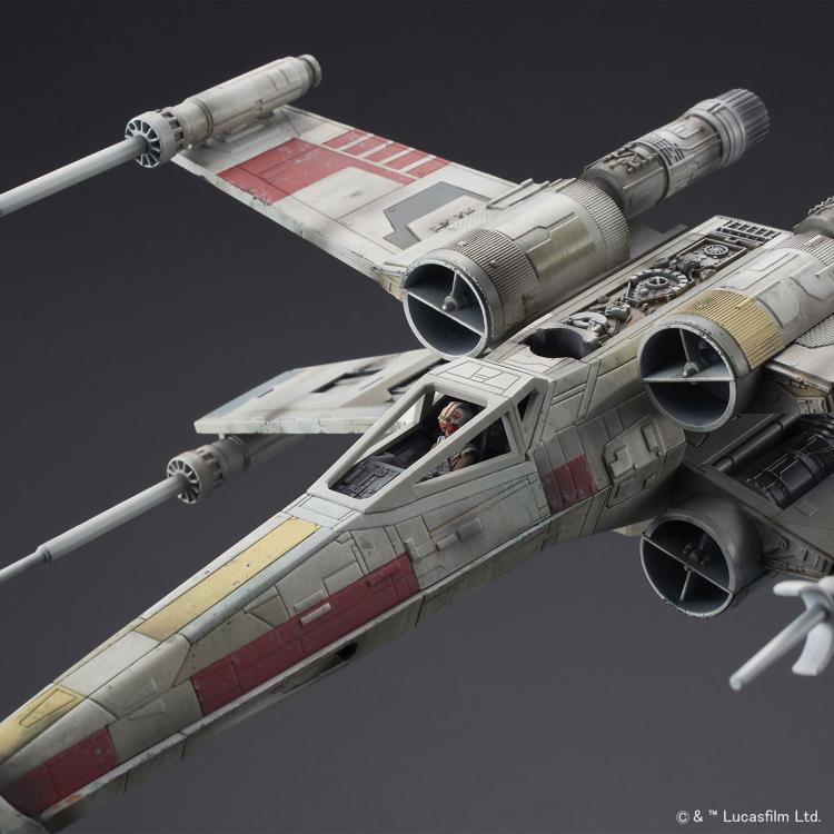 Star Wars: The Rise of Skywalker X-Wing Starfighter Red 5 1/72 Scale Model Kit Gallery Image 8