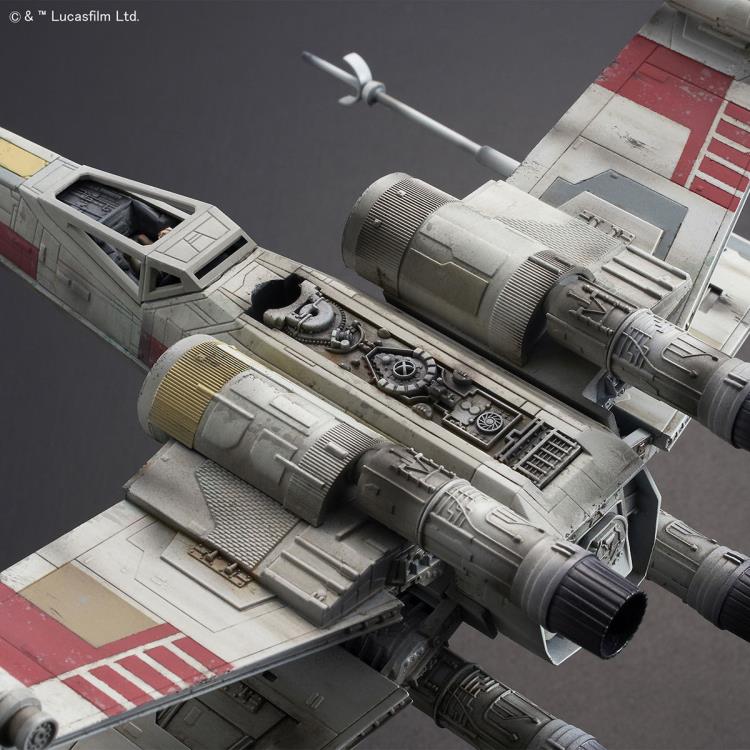 Star Wars: The Rise of Skywalker X-Wing Starfighter Red 5 1/72 Scale Model Kit Gallery Image 10