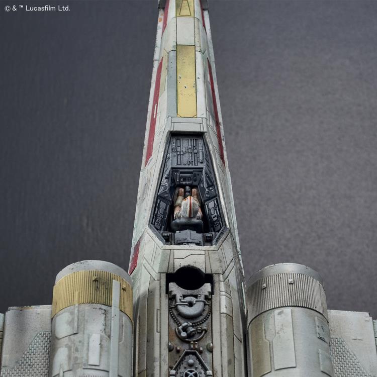 Star Wars: The Rise of Skywalker X-Wing Starfighter Red 5 1/72 Scale Model Kit Gallery Image 11