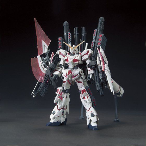 Mobile Suit Gundam Unicorn HGUC RX-0 Full Armor Unicorn Gundam 1/144 Scale Model Kit Gallery Image 4