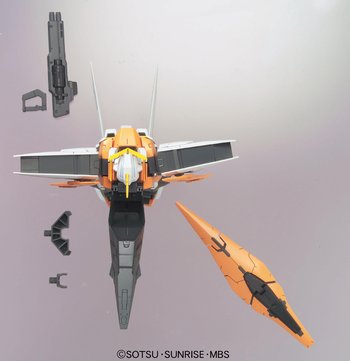 Mobile Suit Gundam 00 GN-003 Gundam Kyrios 1/100 Scale Model Kit Gallery Image 15