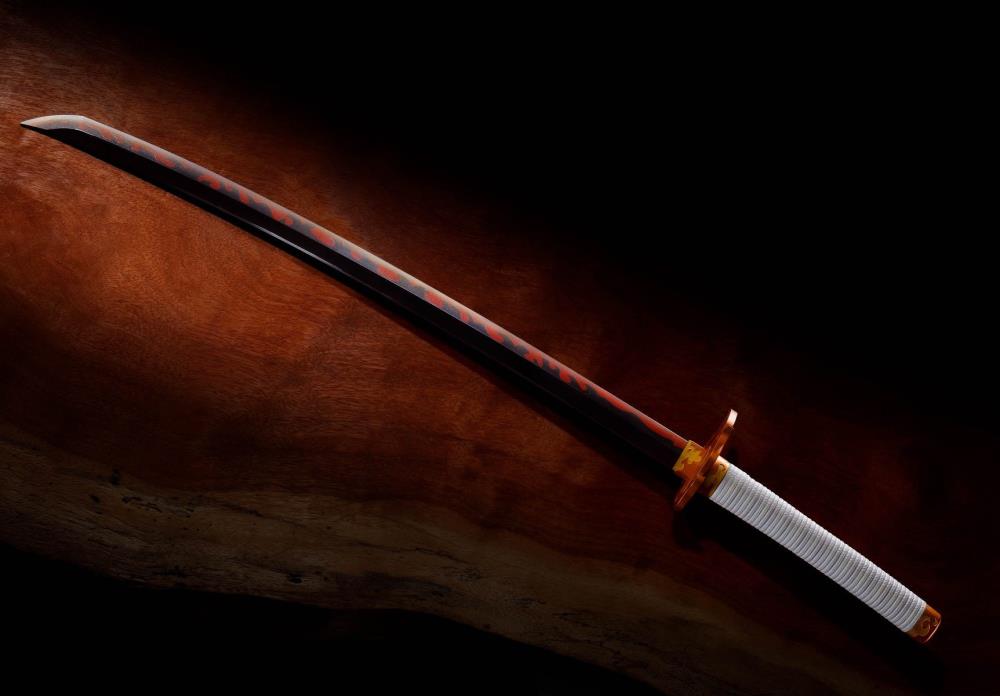 Demon Slayer: Kimetsu no Yaiba Proplica Kyojuro Rengoku's Nichirin Sword Gallery Image 4