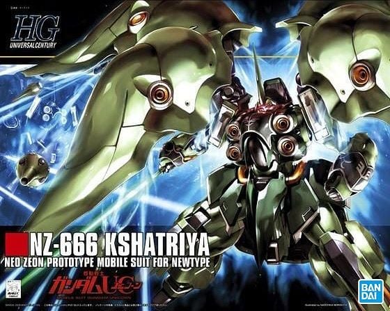 Mobile Suit Gundam Unicorn HGUC NZ-666 Kshatriya Gundam 1/144