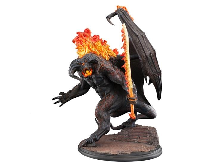 The Lord of the Rings The Balrog Demon of Shadow & Flame Statue