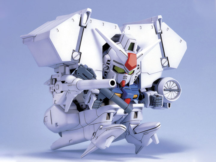 SD Gundam G Generation-F BB Senshi #207 RX-78GP03D Gundam "Dendrobium" Model Kit Gallery Image 1