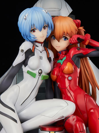 Neon Genesis Evangelion Rei & Asuka Twinmore Object Figure Gallery Image 2