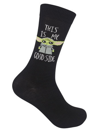 The Mandalorian The Child This is My Good Side Socks Gallery Image 2