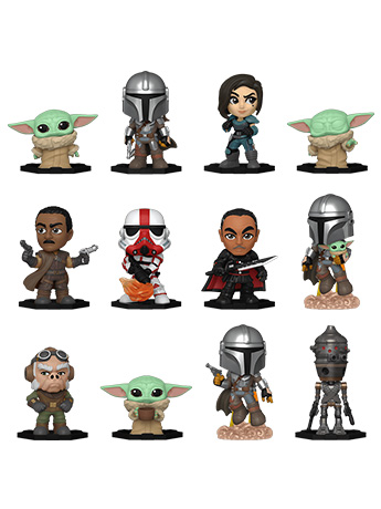 Star Wars: The Mandalorian Mystery Minis Box of 12 Figures Gallery Image 2