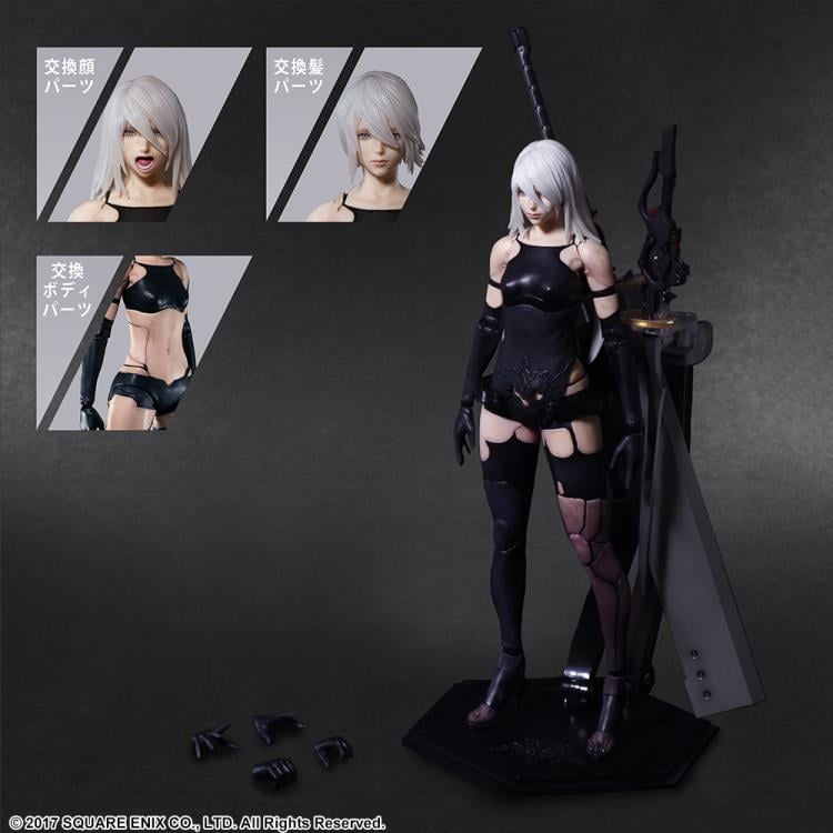 NieR: Automata Play Arts Kai A2 (YoRHa No.2 Type A) Deluxe Version Gallery Image 7