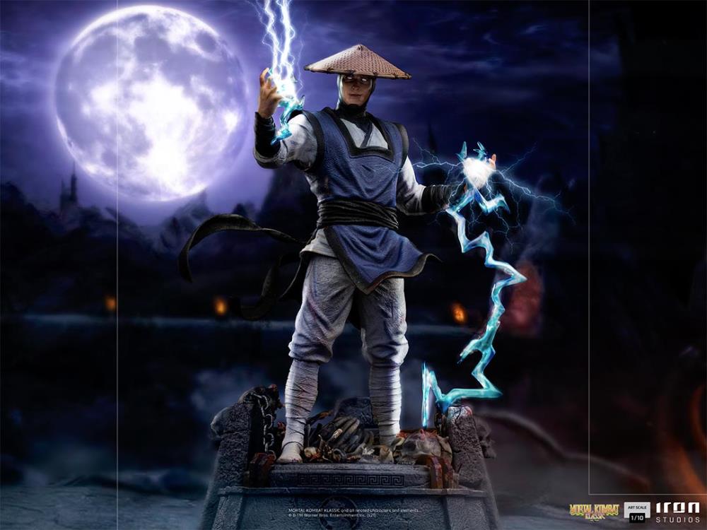 Mortal Kombat II Raiden 1/10 Art Scale Statue Gallery Image 3