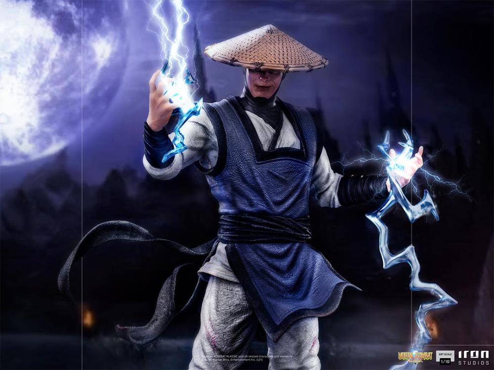 Mortal Kombat II Raiden 1/10 Art Scale Statue Gallery Image 4