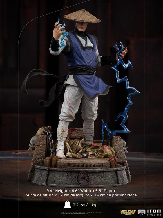 Mortal Kombat II Raiden 1/10 Art Scale Statue Gallery Image 15