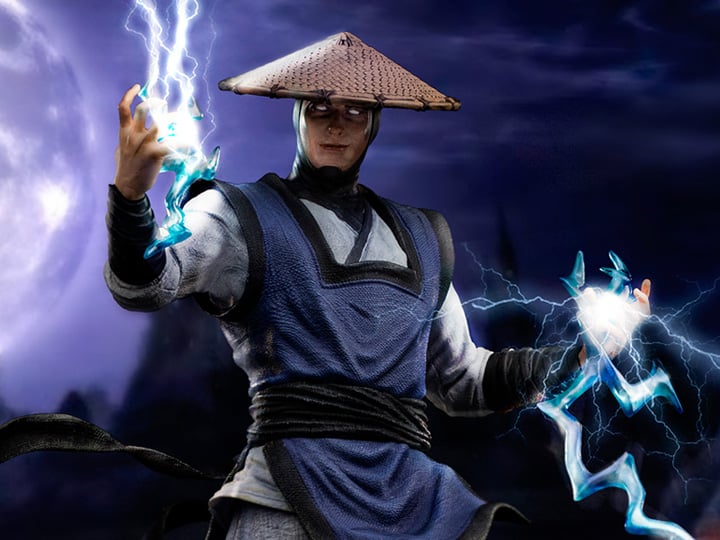 Mortal Kombat II Raiden 1/10 Art Scale Statue Gallery Image 1
