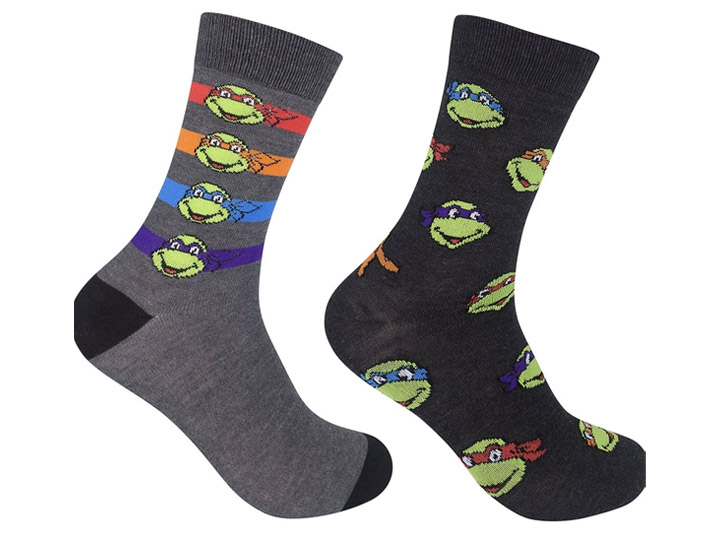 Teenage Mutant Ninja Turtles Socks Two-Pack Gallery Image 1