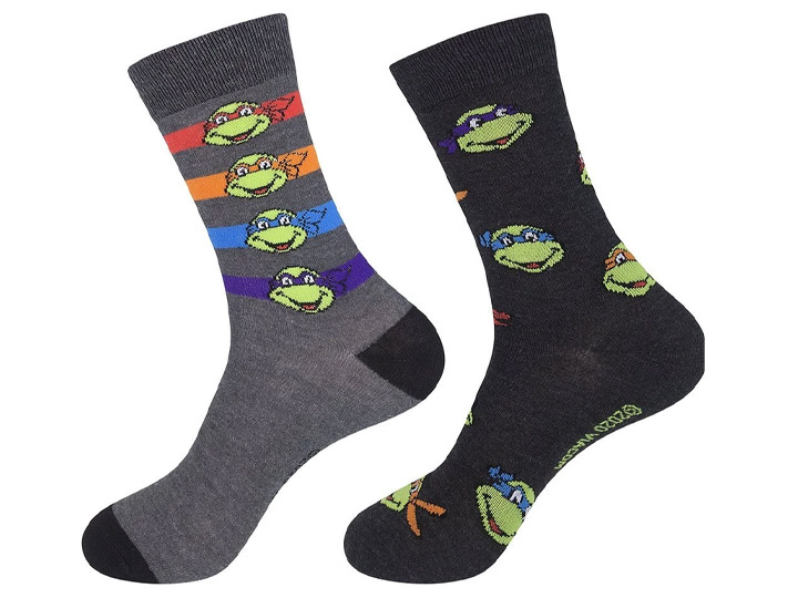 Teenage Mutant Ninja Turtles Socks Two-Pack Gallery Image 4