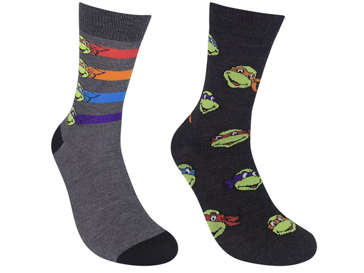 Teenage Mutant Ninja Turtles Socks Two-Pack Gallery Image 3