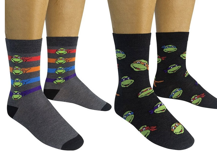 Teenage Mutant Ninja Turtles Socks Two-Pack Gallery Image 5
