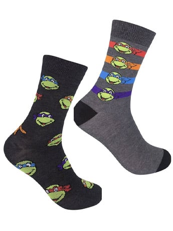 Teenage Mutant Ninja Turtles Socks Two-Pack Gallery Image 2