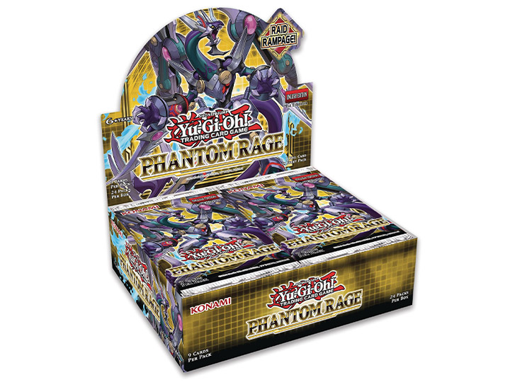 Yu-Gi-Oh! Trading Card Game Phantom Rage Box of 24 Booster Packs Gallery Image 1