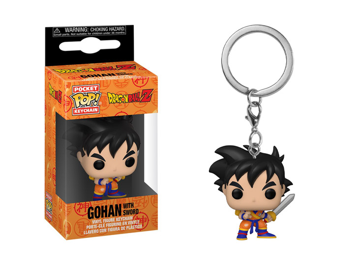 Pocket Pop! Keychain: Dragon Ball Z -Gohan with Sword Gallery Image 1