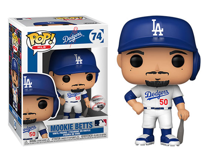 Pop! MLB: Dodgers - Mookie Betts (Home Uniform) Gallery Image 1
