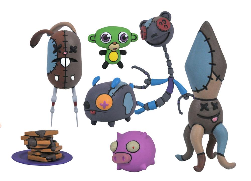 Invader Zim Select GIR in Dog Disguise & Gaz Figures Gallery Image 4