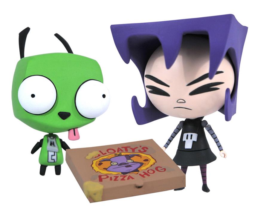 Invader Zim Select GIR in Dog Disguise & Gaz Figures Gallery Image 3