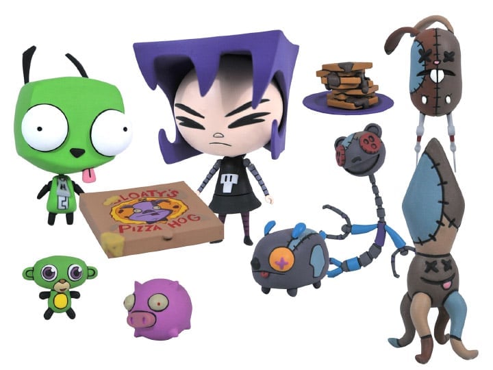 Invader Zim Select GIR in Dog Disguise & Gaz Figures Gallery Image 1