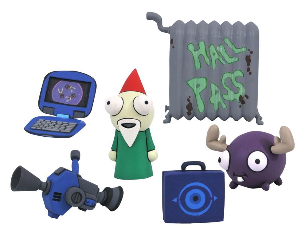 Invader Zim Select Zim in Boy Disguise & Dib Figures Gallery Image 5
