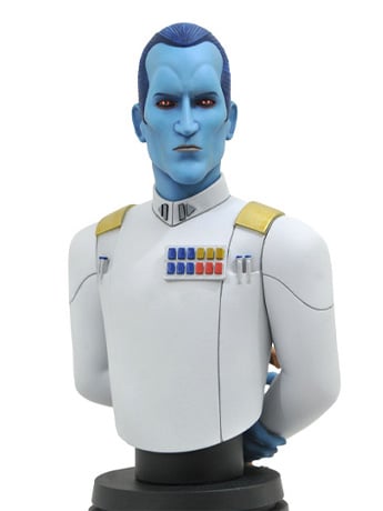Star Wars: Rebels Grand Admiral Thrawn 1/7 Scale Limited Edition Bust Gallery Image 2