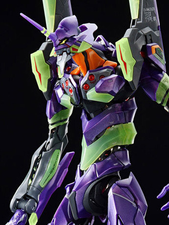 Neon Genesis Evangelion RG EVA Unit-01 (Night Combat Color) 1/144 Scale Exclusive Model Kit Gallery Image 2