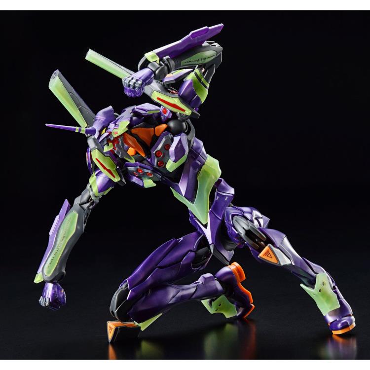 Neon Genesis Evangelion RG EVA Unit-01 (Night Combat Color) 1/144 Scale Exclusive Model Kit Gallery Image 8