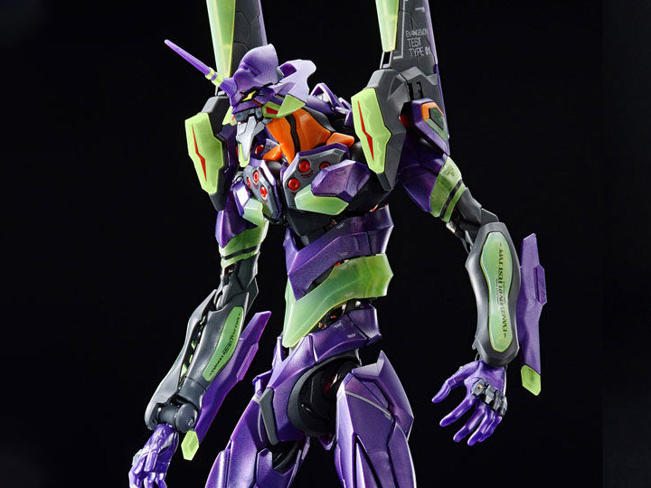 Neon Genesis Evangelion RG EVA Unit-01 (Night Combat Color) 1/144 Scale Exclusive Model Kit Gallery Image 1