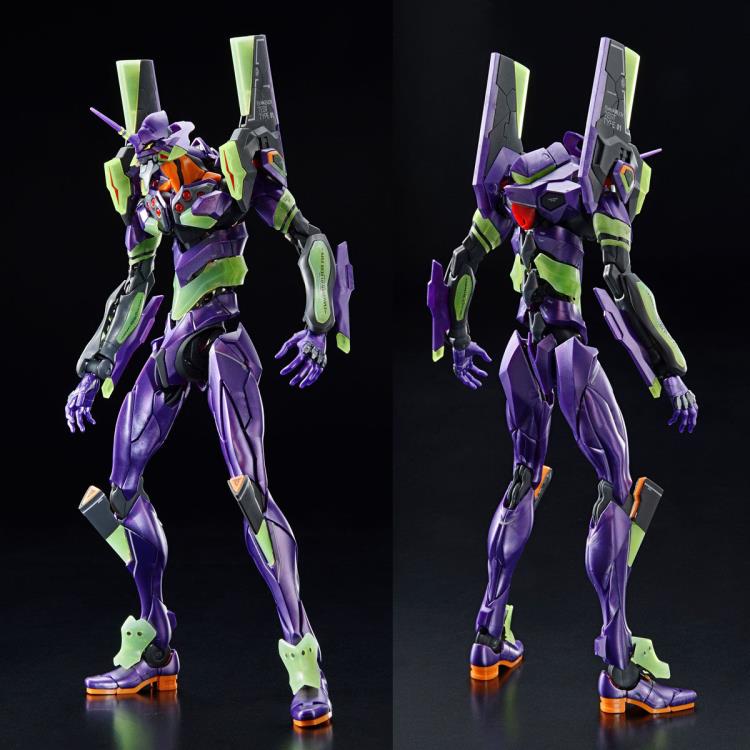 Neon Genesis Evangelion RG EVA Unit-01 (Night Combat Color) 1/144 Scale Exclusive Model Kit Gallery Image 3