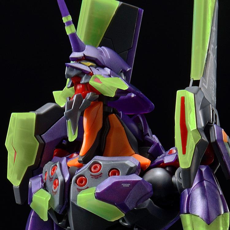 Neon Genesis Evangelion RG EVA Unit-01 (Night Combat Color) 1/144 Scale Exclusive Model Kit Gallery Image 10