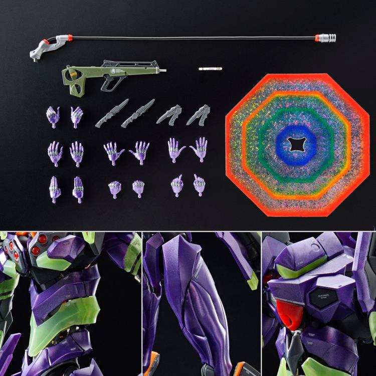 Neon Genesis Evangelion RG EVA Unit-01 (Night Combat Color) 1/144 Scale Exclusive Model Kit Gallery Image 12