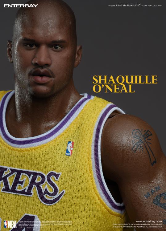NBA Real Masterpiece Shaquille O'Neal (Lakers Home) 1/6 Scale Figure Gallery Image 6