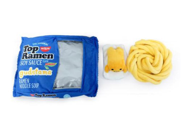 Nissin Top Ramen x Gudetama 16" Soy Sauce Ramen Plush Gallery Image 1