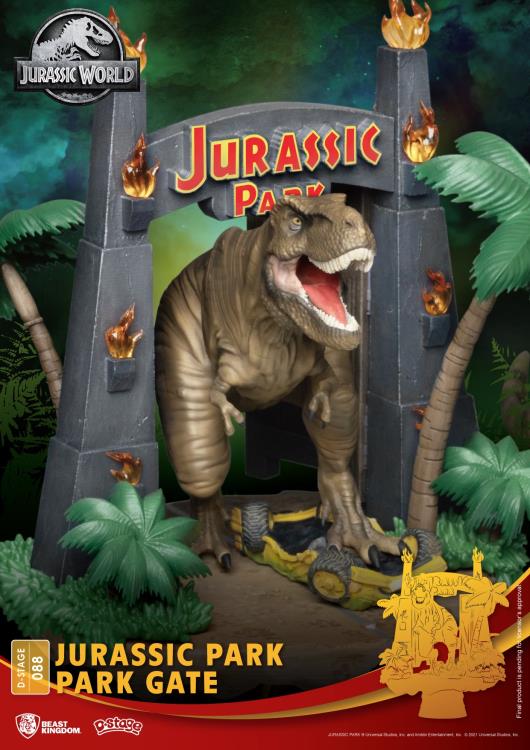 Jurassic Park D-Stage DS-088 Park Gate Statue Gallery Image 9