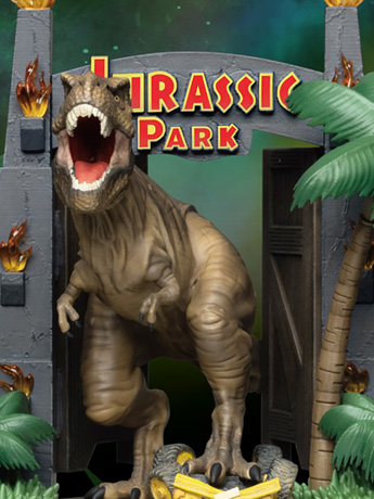 Jurassic Park D-Stage DS-088 Park Gate Statue Gallery Image 2