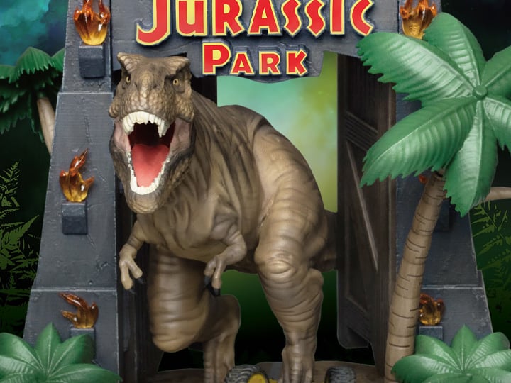 Jurassic Park D-Stage DS-088 Park Gate Statue Gallery Image 1